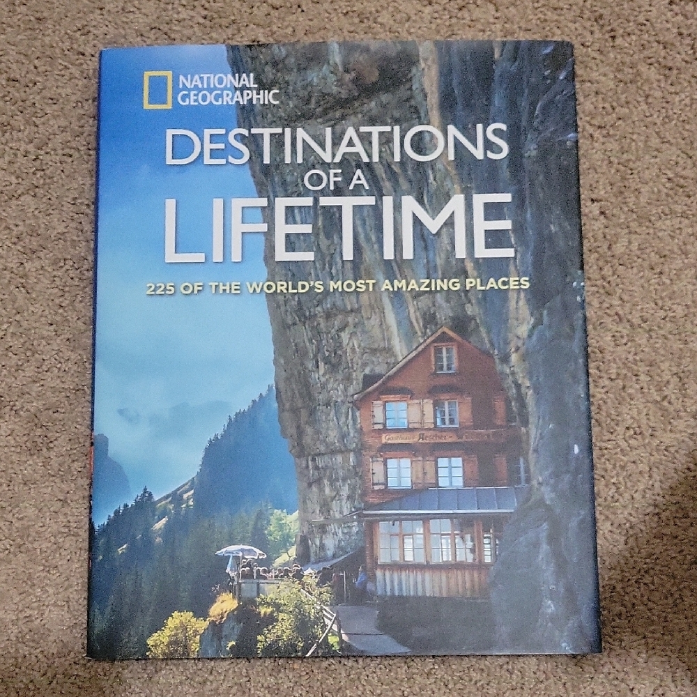 National Geographic Blue Accents Coffee Table Book